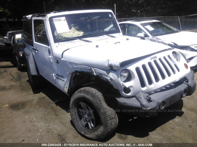 1C4AJWAG4CL281531 - 2012 JEEP WRANGLER SPORT WHITE photo 6