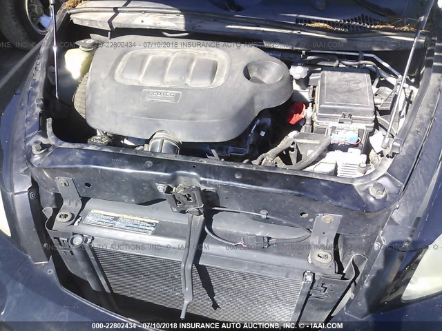 3GNCA13D78S710846 - 2008 CHEVROLET HHR LS შავი ფოტო 10