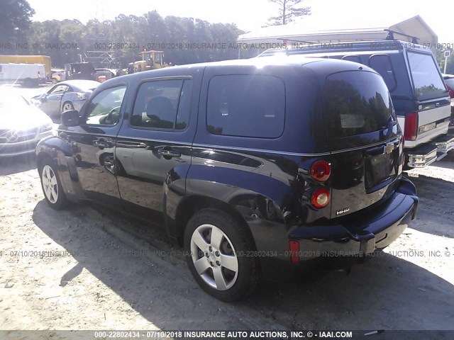 3GNCA13D78S710846 - 2008 CHEVROLET HHR LS შავი ფოტო 3