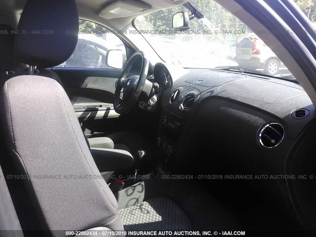 3GNCA13D78S710846 - 2008 CHEVROLET HHR LS შავი ფოტო 5