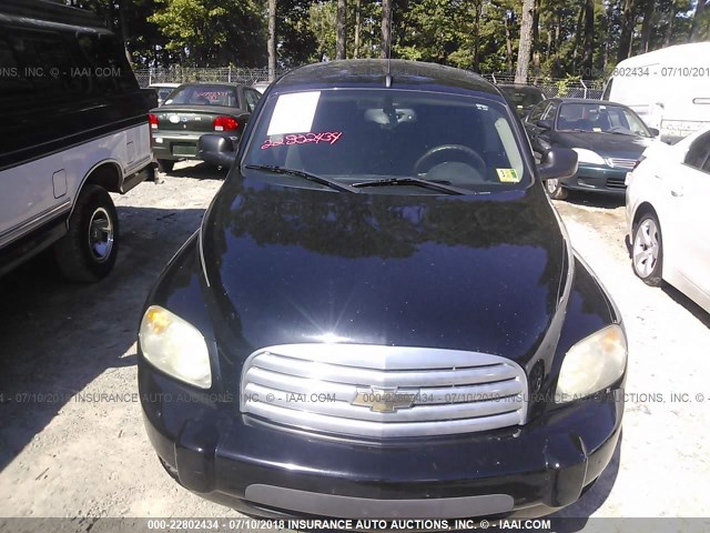 3GNCA13D78S710846 - 2008 CHEVROLET HHR LS შავი ფოტო 6