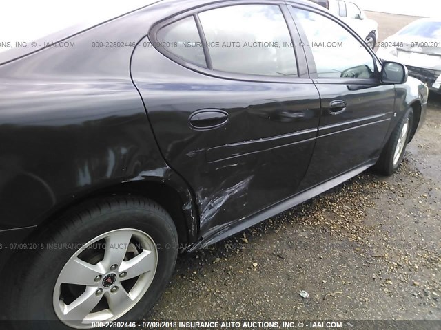2G2WP552261204989 - 2006 PONTIAC GRAND PRIX BLACK photo 6