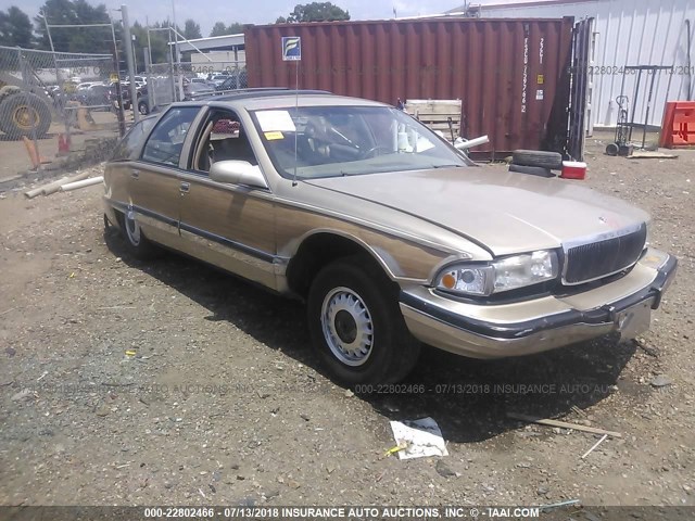 1G4BR82P8TR415537 - 1996 BUICK ROADMASTER LIMITED Dark Brown photo 1