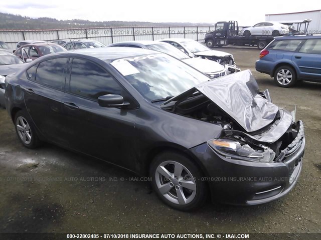 1C3CDFBB9FD142162 - 2015 DODGE DART SXT GRAY photo 1