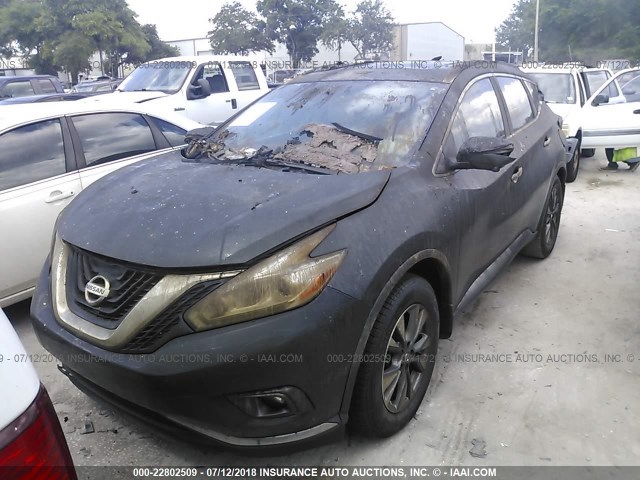 5N1AZ2MG3GN160427 - 2016 NISSAN MURANO S/SL/SV/PLATINUM Dark Blue photo 6