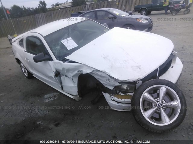 1ZVHT82H365265984 - 2006 FORD MUSTANG GT WHITE photo 1