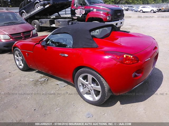 1G2MB35B16Y112134 - 2006 PONTIAC SOLSTICE RED photo 3