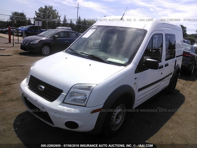 NM0LS6BN6DT133849 - 2013 FORD TRANSIT CONNECT XLT WHITE photo 2