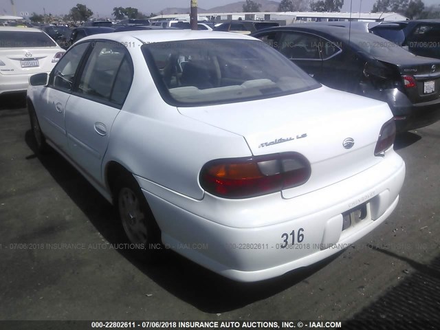 1G1NE52M3W6200504 - 1998 CHEVROLET MALIBU LS WHITE photo 3