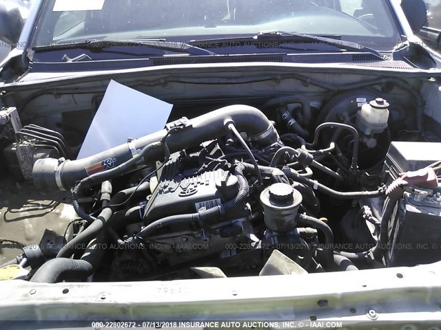 5TETX22N09Z603766 - 2009 TOYOTA TACOMA ACCESS CAB Silber Foto 10