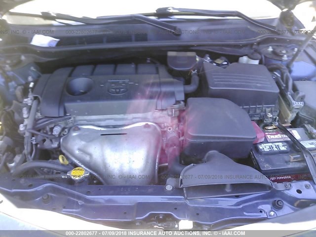 4T1BF3EK5BU584079 - 2011 TOYOTA CAMRY SE/LE/XLE BLUE photo 10