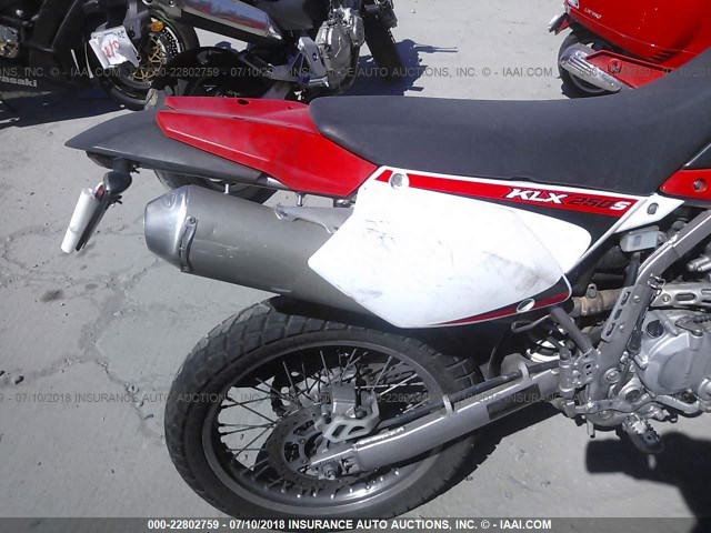 JKALXMT179DA01735 - 2009 KAWASAKI KLX250 S RED photo 6