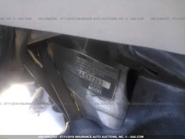 1HFSC47F96A511393 - 2006 HONDA GL1800 GRAY photo 10