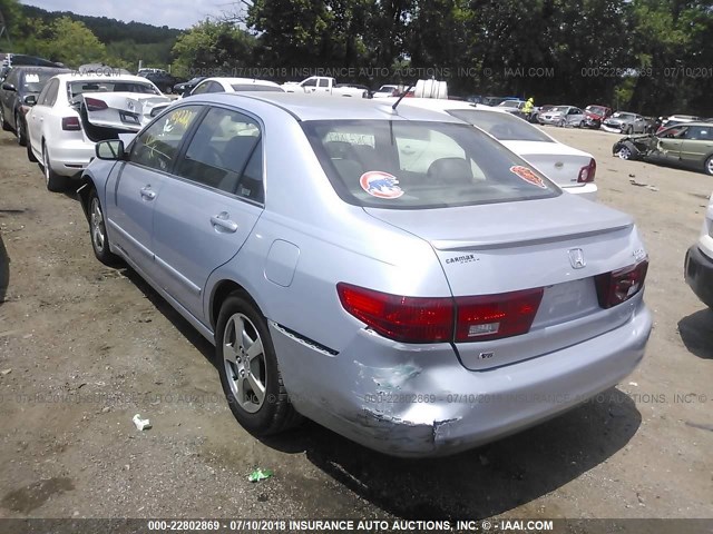 JHMCN36415C012754 - 2005 HONDA ACCORD HYBRID SILVER photo 3