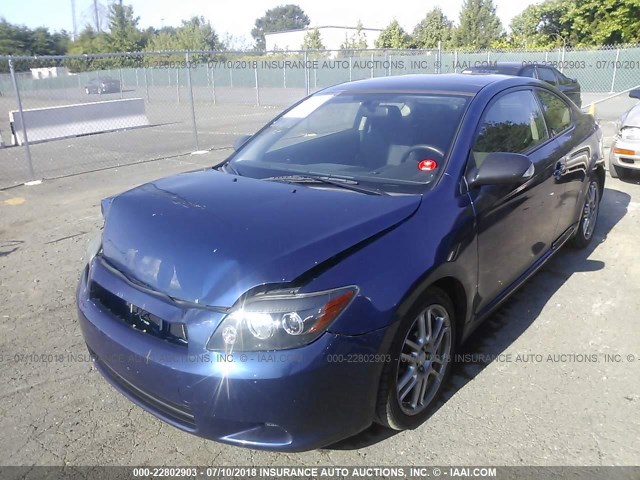 JTKDE167X80250122 - 2008 TOYOTA SCION TC ლურჯი ფოტო 2