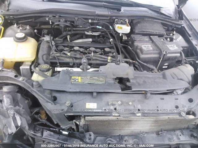 1FAFP34N87W236390 - 2007 FORD FOCUS ZX4/S/SE/SES BLACK photo 10