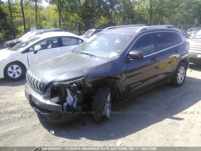 1C4PJMCB4FW793079 - 2015 JEEP CHEROKEE LATITUDE GRAY photo 2