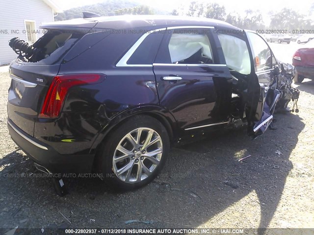 1GYKNBRS1HZ197823 - 2017 CADILLAC XT5 LUXURY MAROON photo 4