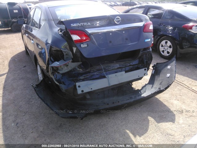 3N1AB7AP0EL658756 - 2014 NISSAN SENTRA S/SV/SR/SL GRAY photo 6