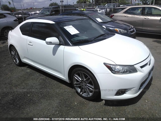 JTKJF5C78D3053941 - 2013 TOYOTA SCION TC 白色 照片 1