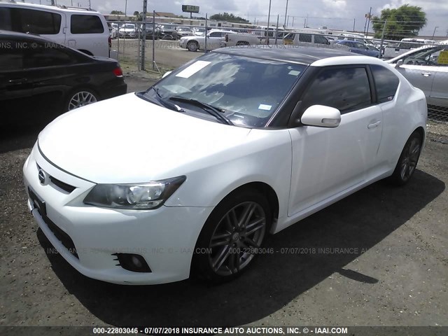 JTKJF5C78D3053941 - 2013 TOYOTA SCION TC 白色 照片 2