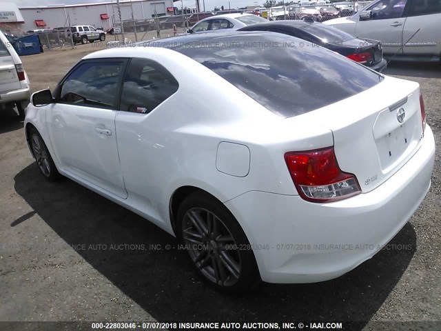 JTKJF5C78D3053941 - 2013 TOYOTA SCION TC 白色 照片 3