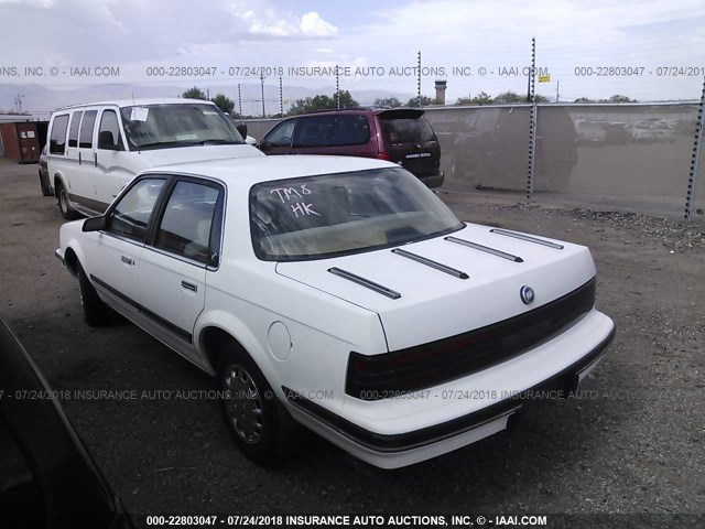 3G4AG54N5NS629638 - 1992 BUICK CENTURY SPECIAL WHITE photo 3