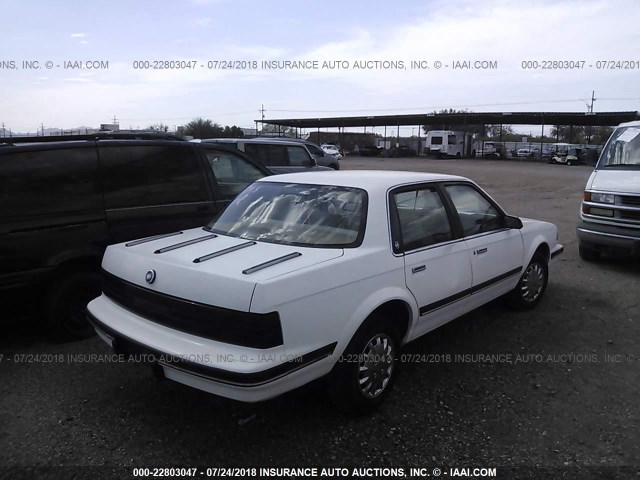 3G4AG54N5NS629638 - 1992 BUICK CENTURY SPECIAL WHITE photo 4