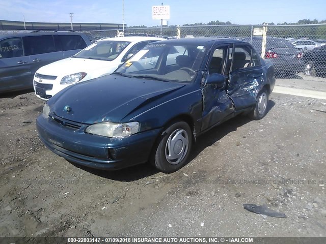 1NXBR18E2WZ029050 - 1998 TOYOTA COROLLA VE/CE/LE GREEN photo 2