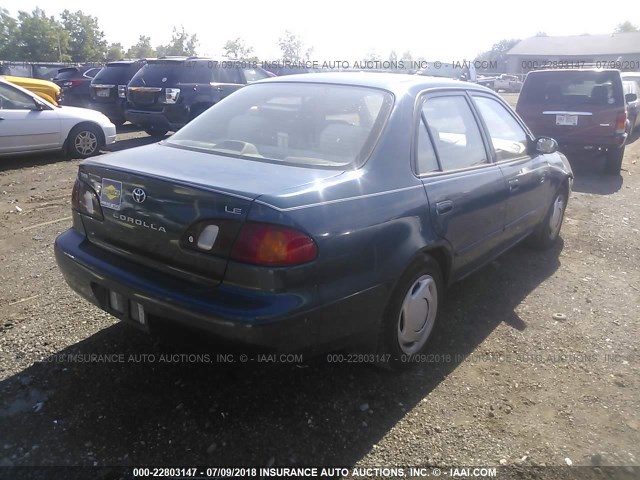 1NXBR18E2WZ029050 - 1998 TOYOTA COROLLA VE/CE/LE GREEN photo 4
