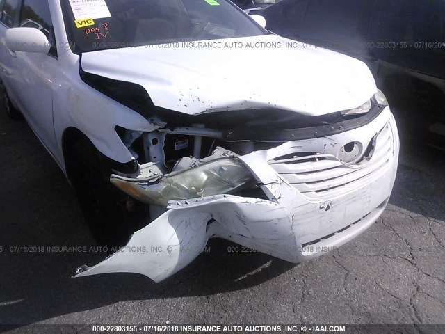 4T1BE46K57U580127 - 2007 TOYOTA CAMRY NEW GENERAT CE/LE/XLE/SE WHITE photo 6