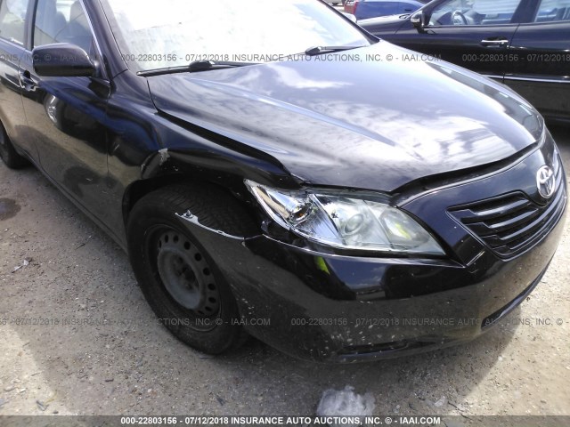 4T1BE46K29U827607 - 2009 TOYOTA CAMRY SE/LE/XLE BLACK photo 6