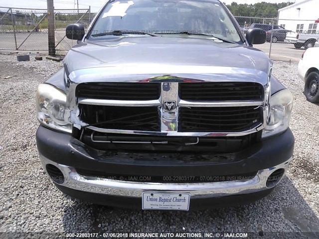 1D7HA18K28J137481 - 2008 DODGE RAM 1500 ST GRAY photo 6