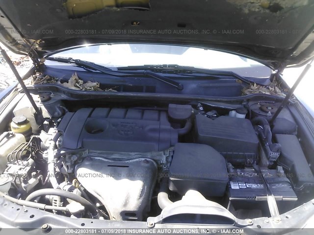 4T1BF3EK5AU104850 - 2010 TOYOTA CAMRY SE/LE/XLE შავი ფოტო 10