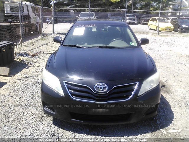 4T1BF3EK5AU104850 - 2010 TOYOTA CAMRY SE/LE/XLE შავი ფოტო 6