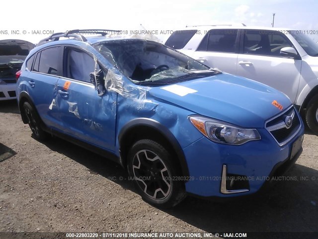 JF2GPABC0G8256384 - 2016 SUBARU CROSSTREK PREMIUM ლურჯი ფოტო 1
