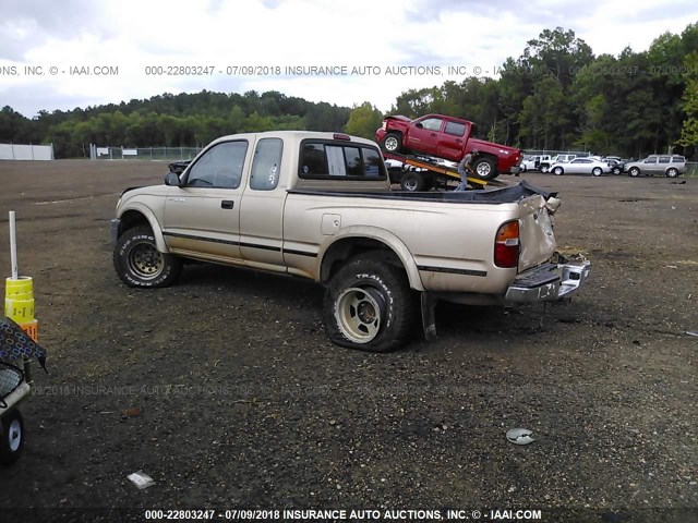 4TAWN72N8WZ052652 - 1998 TOYOTA TACOMA XTRACAB GOLD photo 3