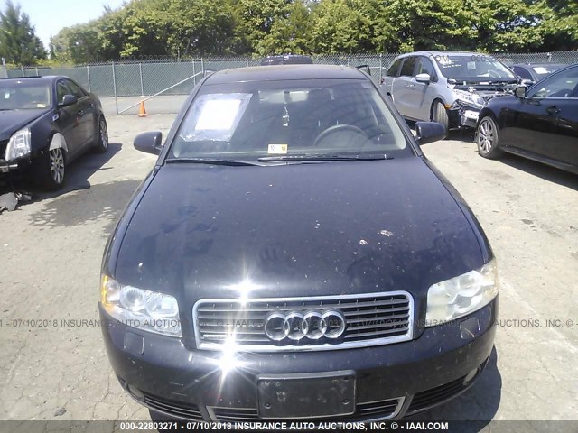 WAULC68E44A096784 - 2004 AUDI A4 1.8T QUATTRO BLACK photo 6