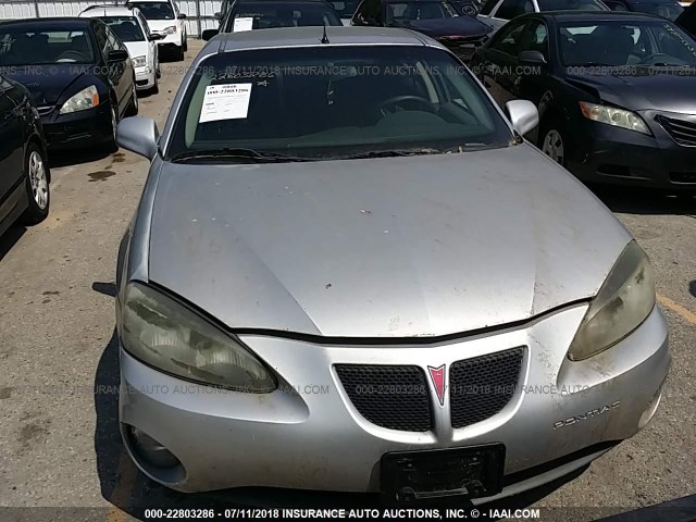 2G2WP522441194516 - 2004 PONTIAC GRAND PRIX GT SILVER photo 6