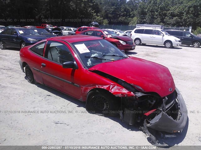 1G1JC1248V7258419 - 1997 CHEVROLET CAVALIER RS RED photo 1