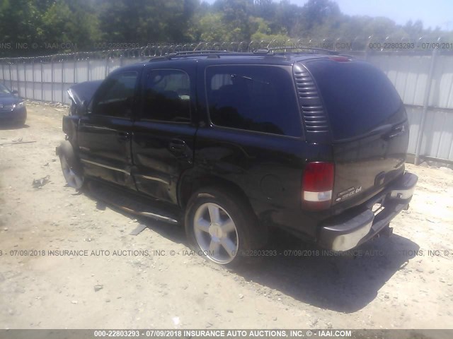 1GNEK13T4YJ185050 - 2000 CHEVROLET TAHOE K1500 BLACK photo 3