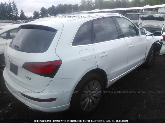 WA1C8AFP2DA069122 - 2013 AUDI Q5 PREMIUM HYBRID WHITE photo 4