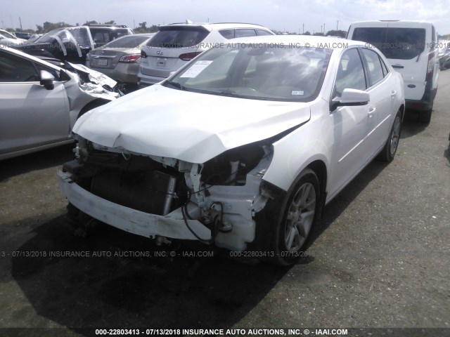 1G11C5SLXEF199393 - 2014 CHEVROLET MALIBU 1LT 白色 照片 2