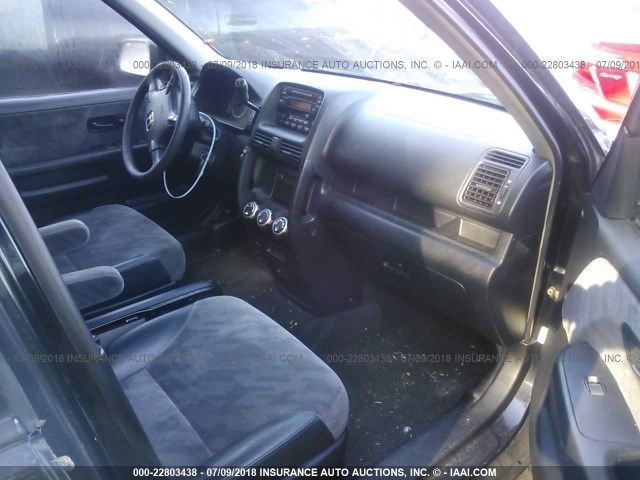 JHLRD78803C021421 - 2003 HONDA CR-V EX BLACK photo 5