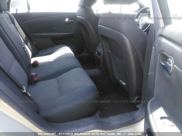 1G1ZC5E0XAF295801 - 2010 CHEVROLET MALIBU 1LT 金色 照片 8