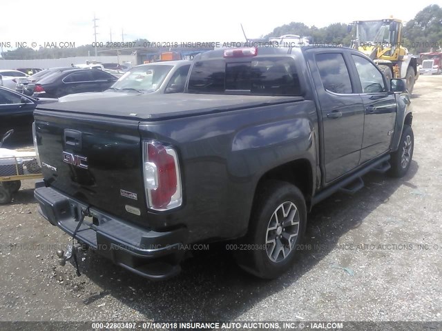 1GTG6CE35G1250839 - 2016 GMC CANYON SLE GRAY photo 4