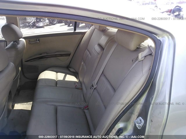 1N4BA41E34C864459 - 2004 NISSAN MAXIMA SE/SL GRAY photo 8