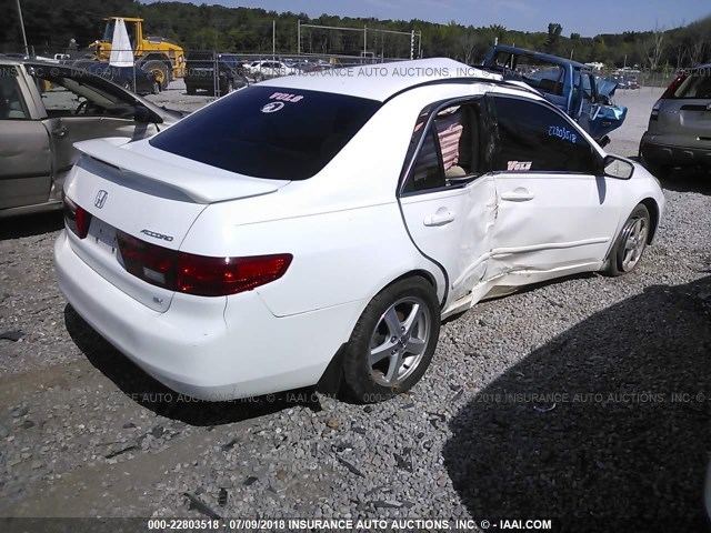 1HGCM56795A017711 - 2005 HONDA ACCORD EX WHITE photo 4