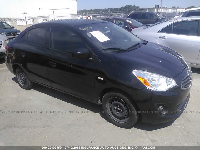 ML32F3FJ7HHF05304 - 2017 MITSUBISHI MIRAGE G4 ES შავი ფოტო 1