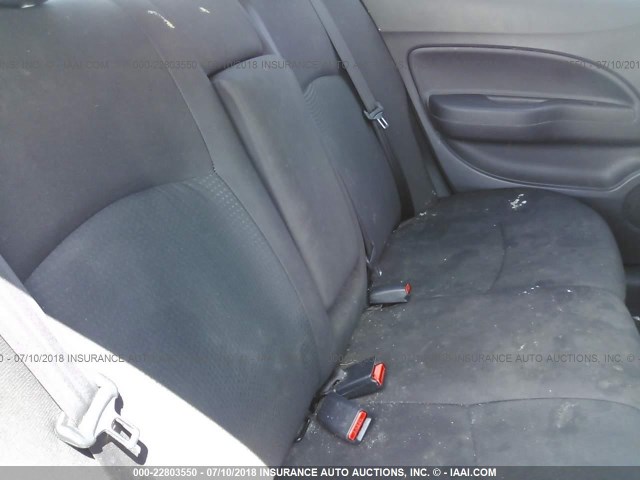 ML32F3FJ7HHF05304 - 2017 MITSUBISHI MIRAGE G4 ES შავი ფოტო 8